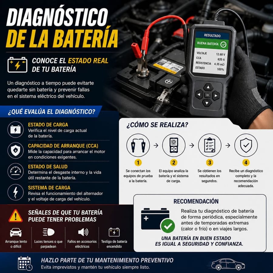 Diagnóstico de batería Viornery